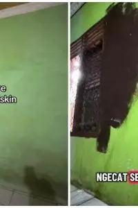 Alih-alih terlihat hangat, kamar tersebut justru kehilangan nuansa nyaman sebagai ruang istirahat.