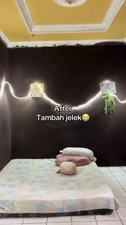 wanita ini ngide makeover ruangannya © TikTok