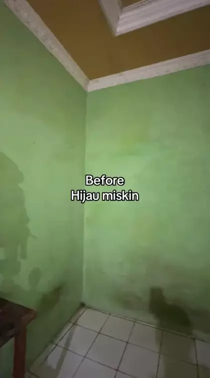 wanita ini ngide makeover ruangannya © TikTok