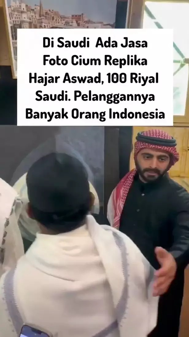 Viral Foto Hajar Aswad berbagai sumber