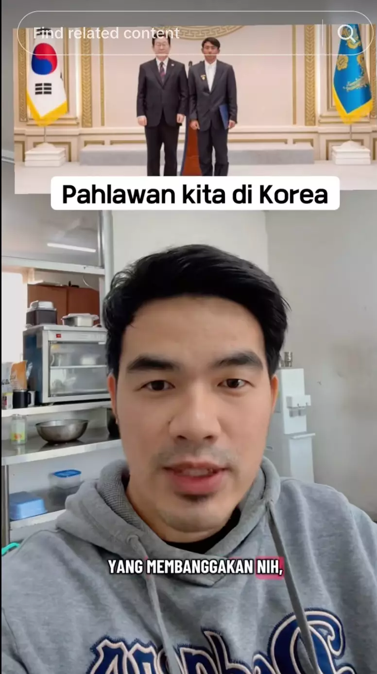 Sugianto WNI Korea Selatan foto: Instagram/@rizall_kim; Sugianto