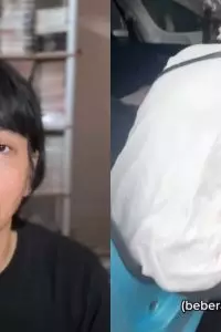 Saat sedang menurunkan bagasi, sebuah mobil yang dikendarai oleh seorang pria lansia menabrak mereka dari belakang.