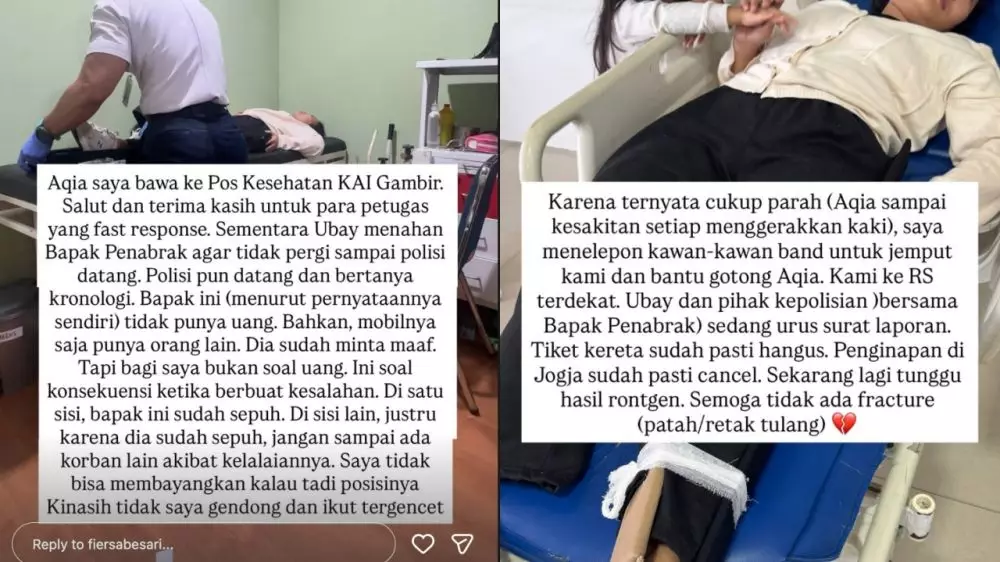Istri Fiersa Besari Kecelakaan Instagram @fiasabesari