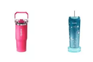 9 Rekomendasi tumbler Ecentio stainless steel di bawah 1 liter dengan sedotan yang praktis saat minum
