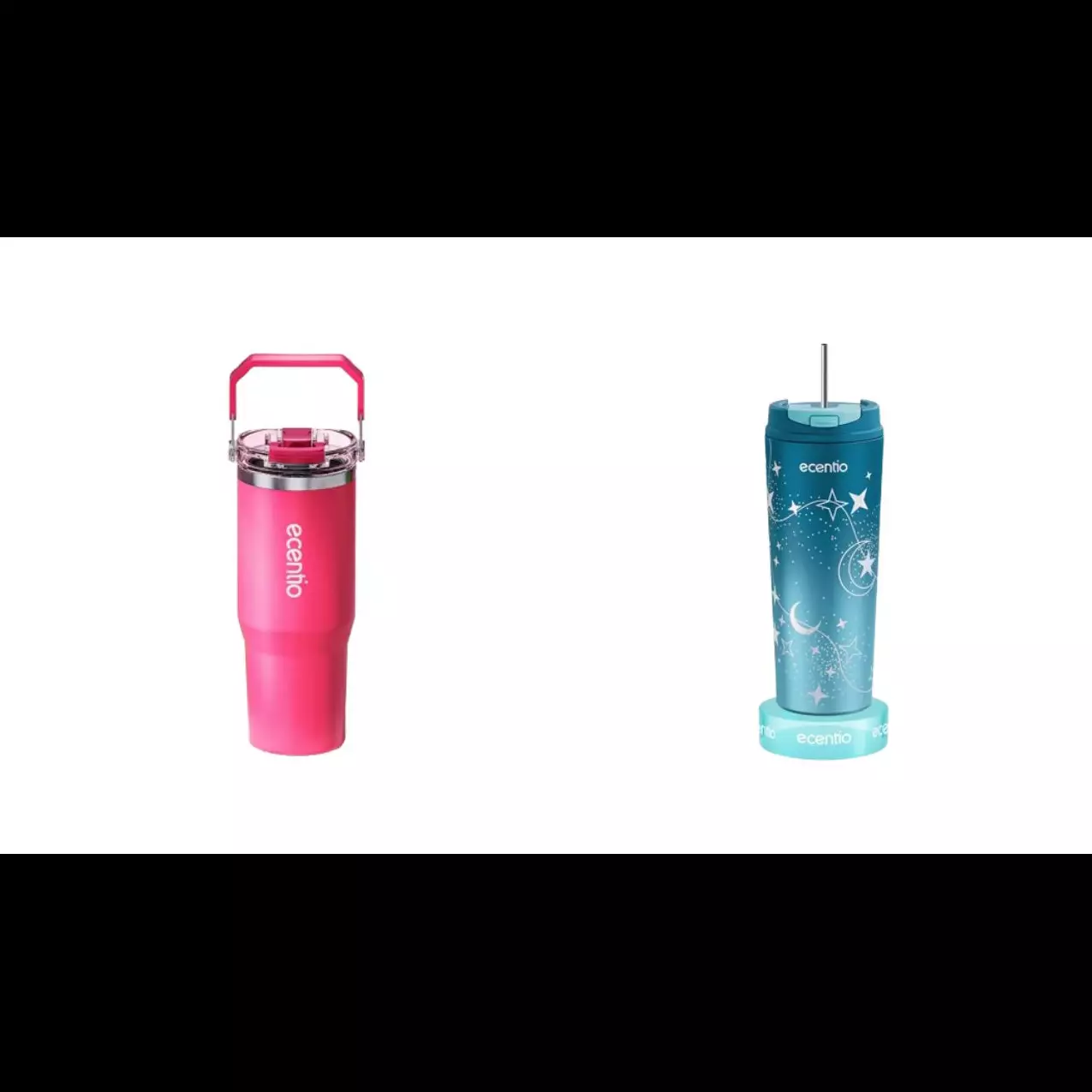 9 Rekomendasi tumbler Ecentio stainless steel di bawah 1 liter dengan sedotan yang praktis saat minum