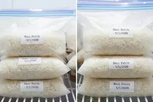 Cara membekukan nasi yang benar, hemat waktu masak dan tetap enak dimakan