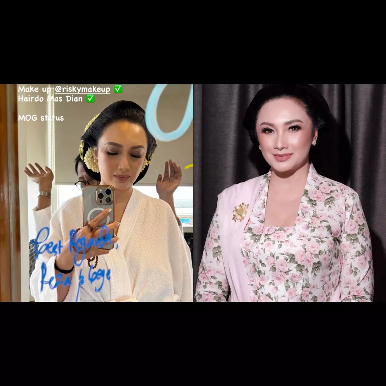 7 Pesona Tata Cahyani dalam prosesi mantu sang putra Dharma Mangkuluhur, dipuji awet muda