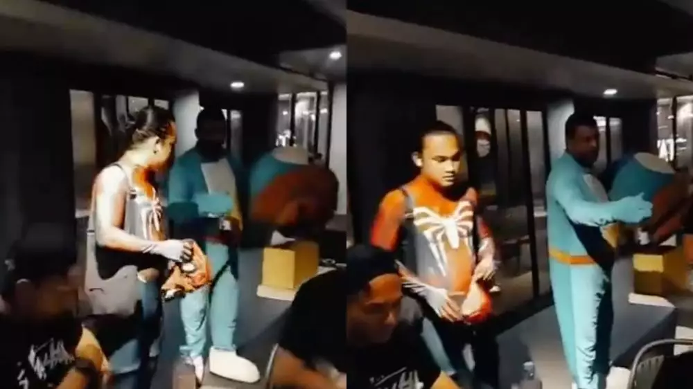 polisi nyamar doraemon spiderman TikTok @pemburubanditt polisi nyamar doraemon spiderman TikTok @pemburubanditt