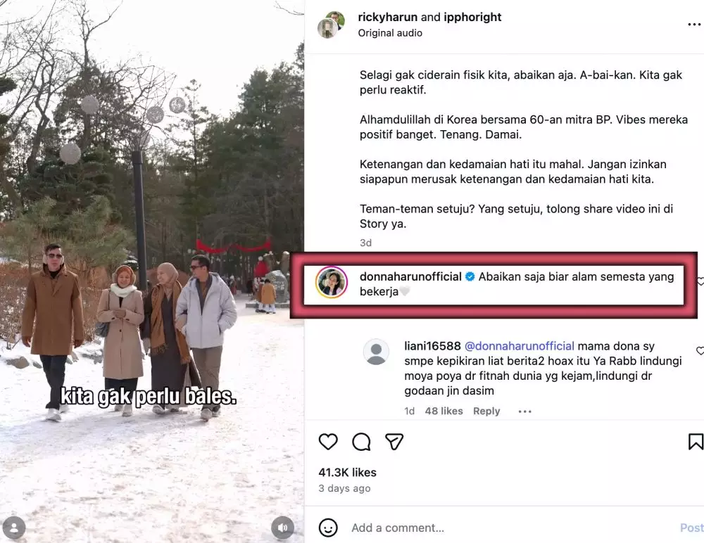 Ricky Harun Instagram @rickyharun