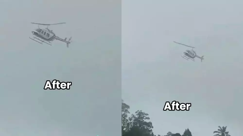 Helikopter Raffi Ahmad Nyaris Jatuh Instagram/@priotralala