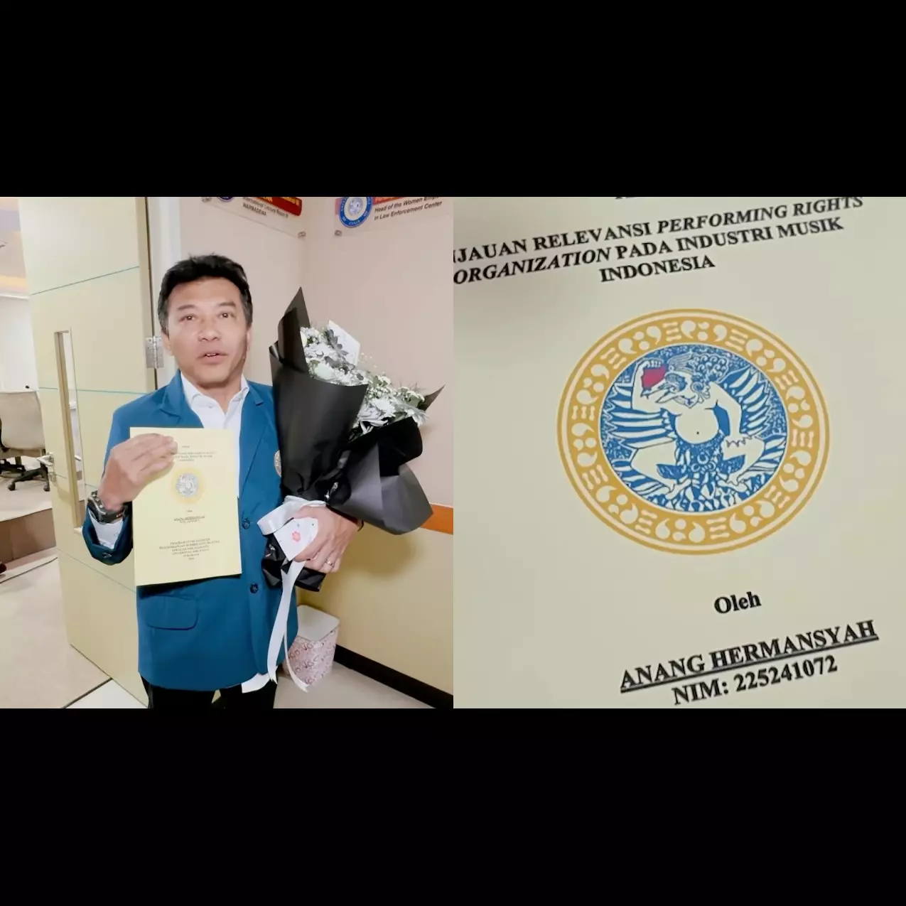 5 Cerita Anang Hermansyah sidang ujian tesis S2 di Universitas Airlangga, raih nilai A