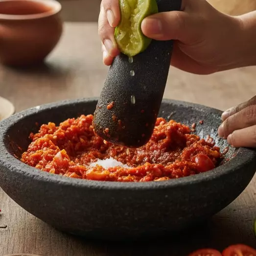 Resep sambal tempong tomat khas Banyuwangi, pedasnya bikin nagih!