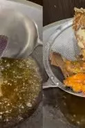 Menggoreng ikan tak lagi lengket dan meledak, wanita ini punya cara andalkan satu jenis buah