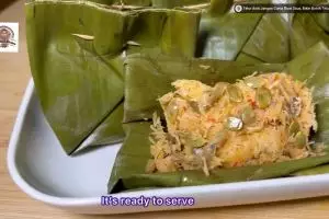 Cara membuat botok teri lamtoro yang pedas gurih, pas banget pakai nasi hangat