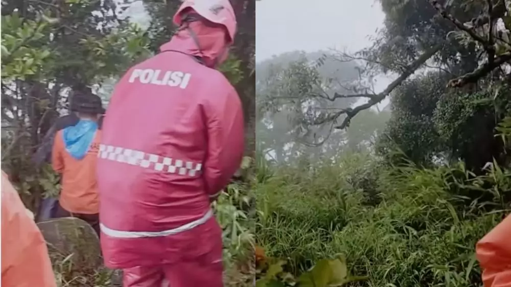 perjuangan tim SAR Bulusaraung Instagram @pembasmii.kehaluan perjuangan tim SAR Bulusaraung Instagram @pembasmii.kehaluan