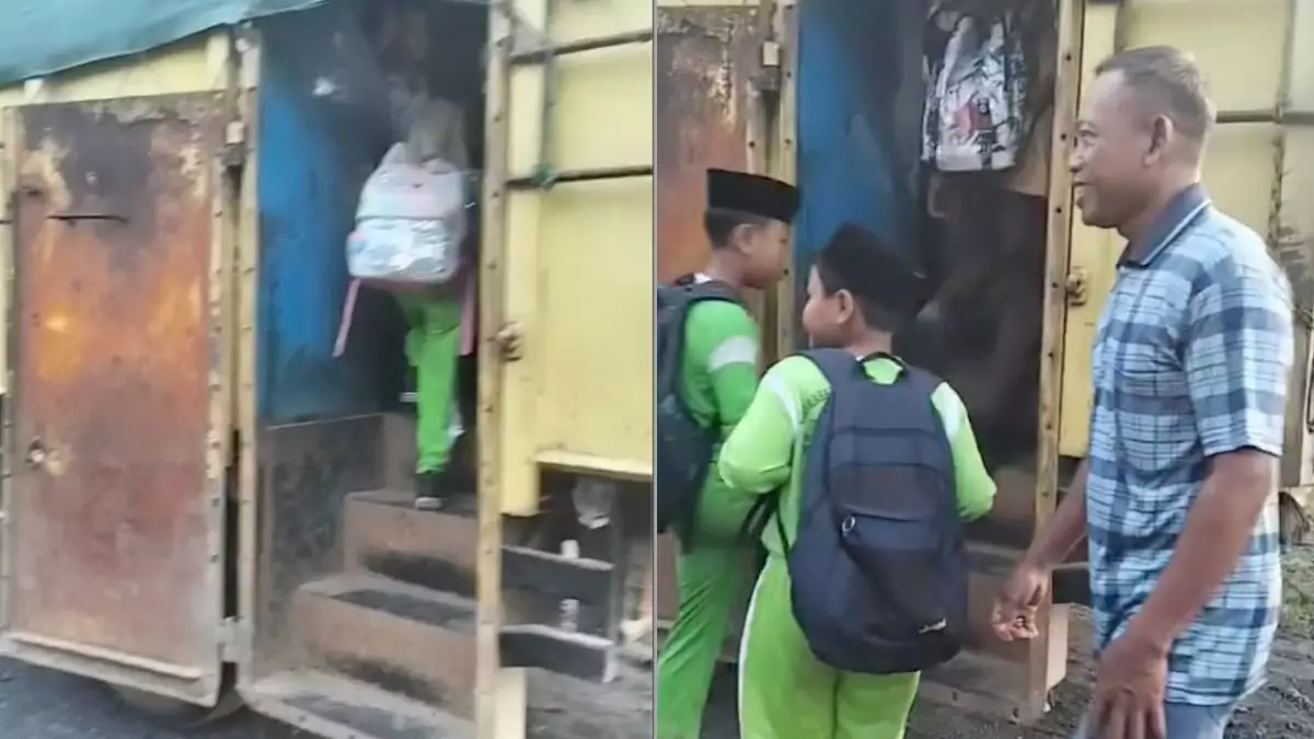 Modifikasi truk demi akses pendidikan, aksi kreatif sopir ini tuai pujian