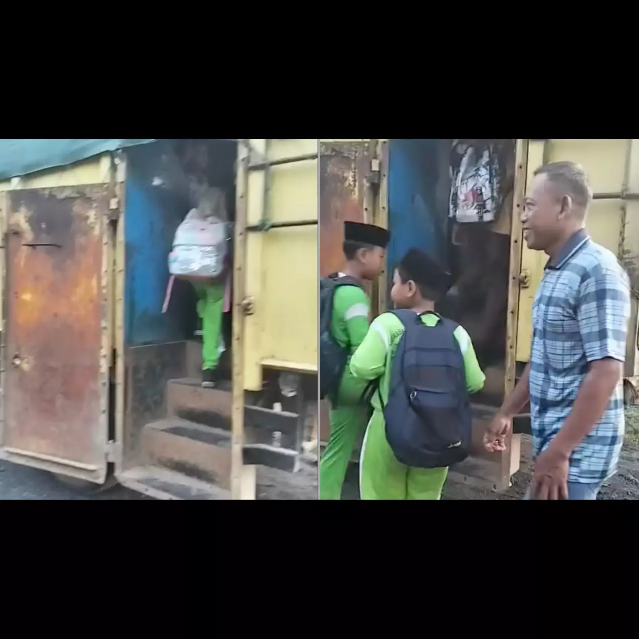 Modifikasi truk demi akses pendidikan, aksi kreatif sopir ini tuai pujian