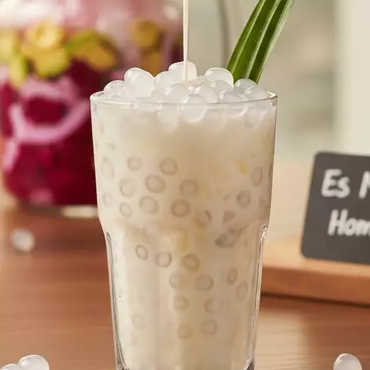 Resep es mutiara homemade, tekstur bening dan kenyal ala penjual minuman kekinian
