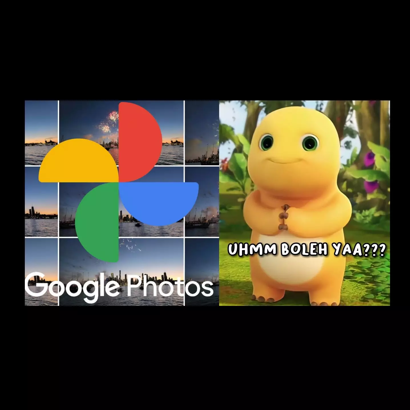 Cara bikin meme kocak pakai foto sendiri di Google Photos, bisa pakai template atau edit sendiri