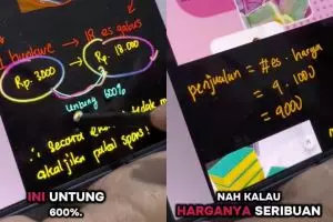 Biar nggak salah duga, pria ini hitung untung-rugi bikin es gabus pakai ilmu ekonomi dan fisika
