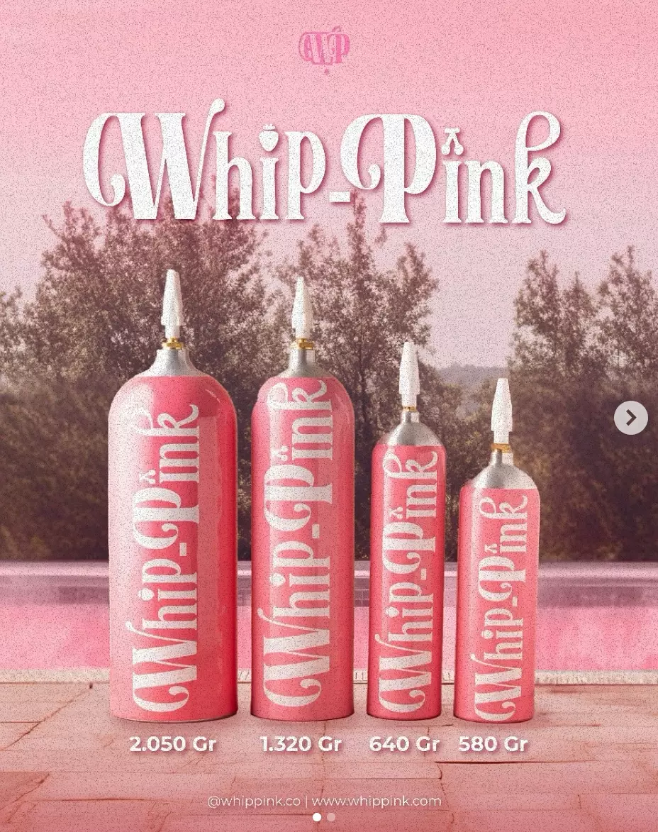 Whip Pink Nitrous Oxide © 2026 brilio.net