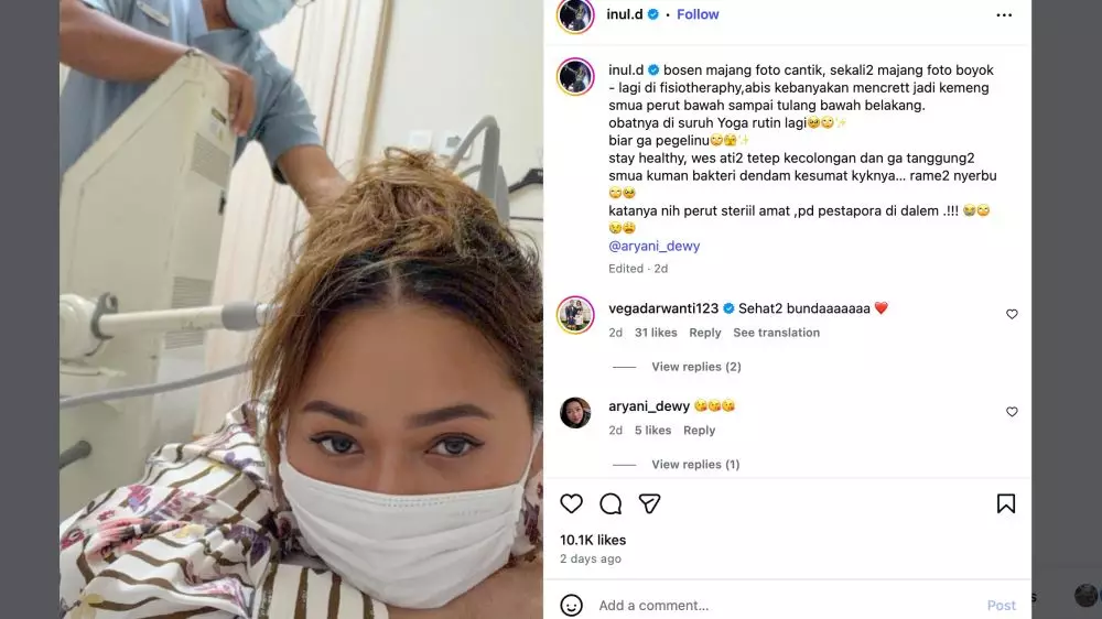 Inul Daratista Sakit 2026 Instagram @inul.d