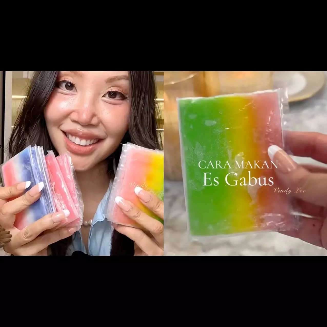 Cara makan es gabus dengan slay ala Vindy Lee, nggak belepotan dan tetap anggun