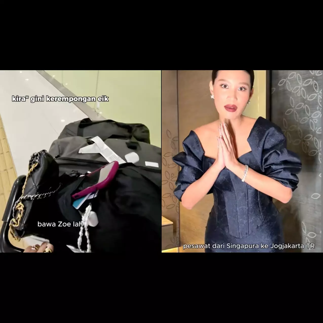 Cerita Patricia Gouw bikin pesawat delay, kelupaan taruh HP di stroller yang masuk kargo