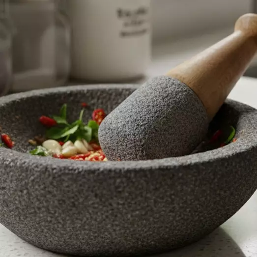 Cara mencuci cobek batu tanpa sabun agar bebas bau dan tetap kinclong