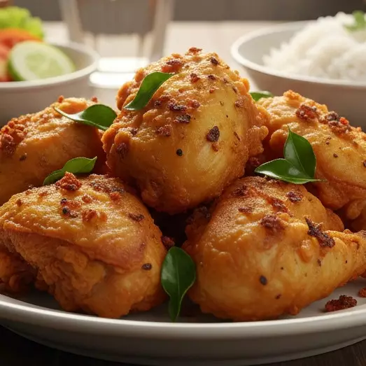 Resep ayam goreng daun jeruk terasi, menu sahur praktis yang bikin nagih