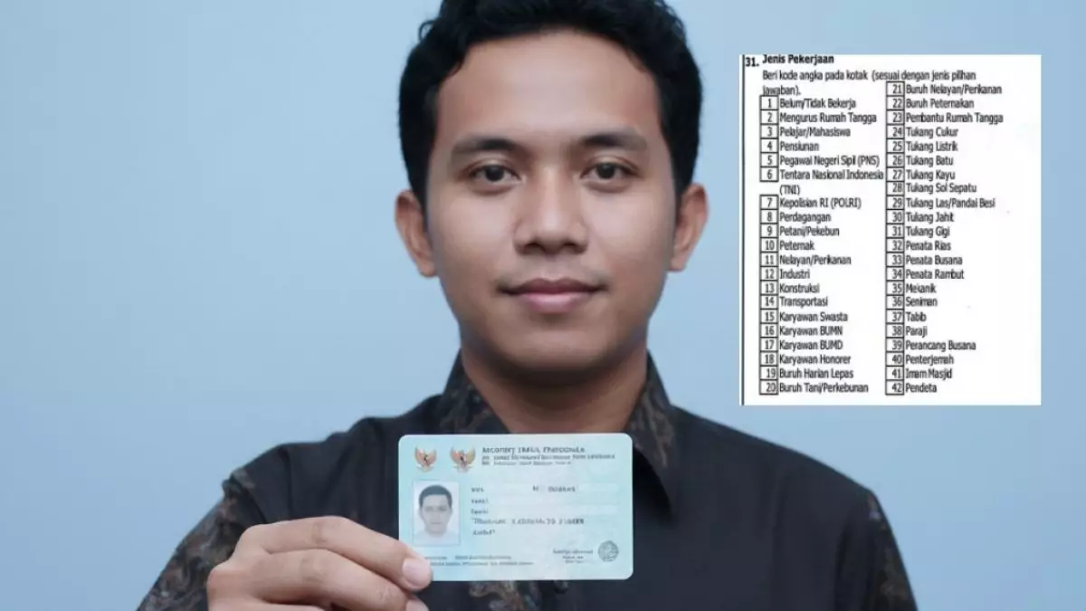 Jangan salah tulis, ini 99 profesi yang diakui secara hukum di e-KTP