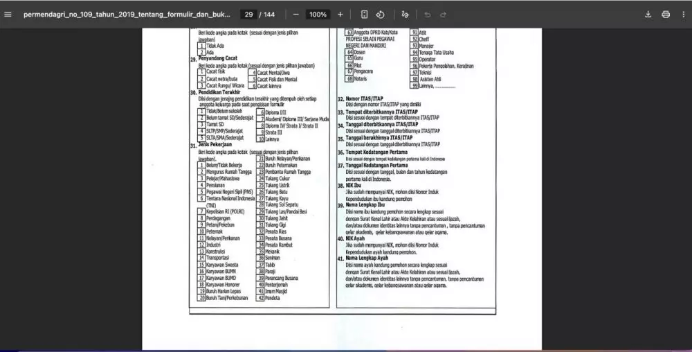 Daftar Pekerjaan KTP berbagai sumber Daftar Pekerjaan KTP berbagai sumber