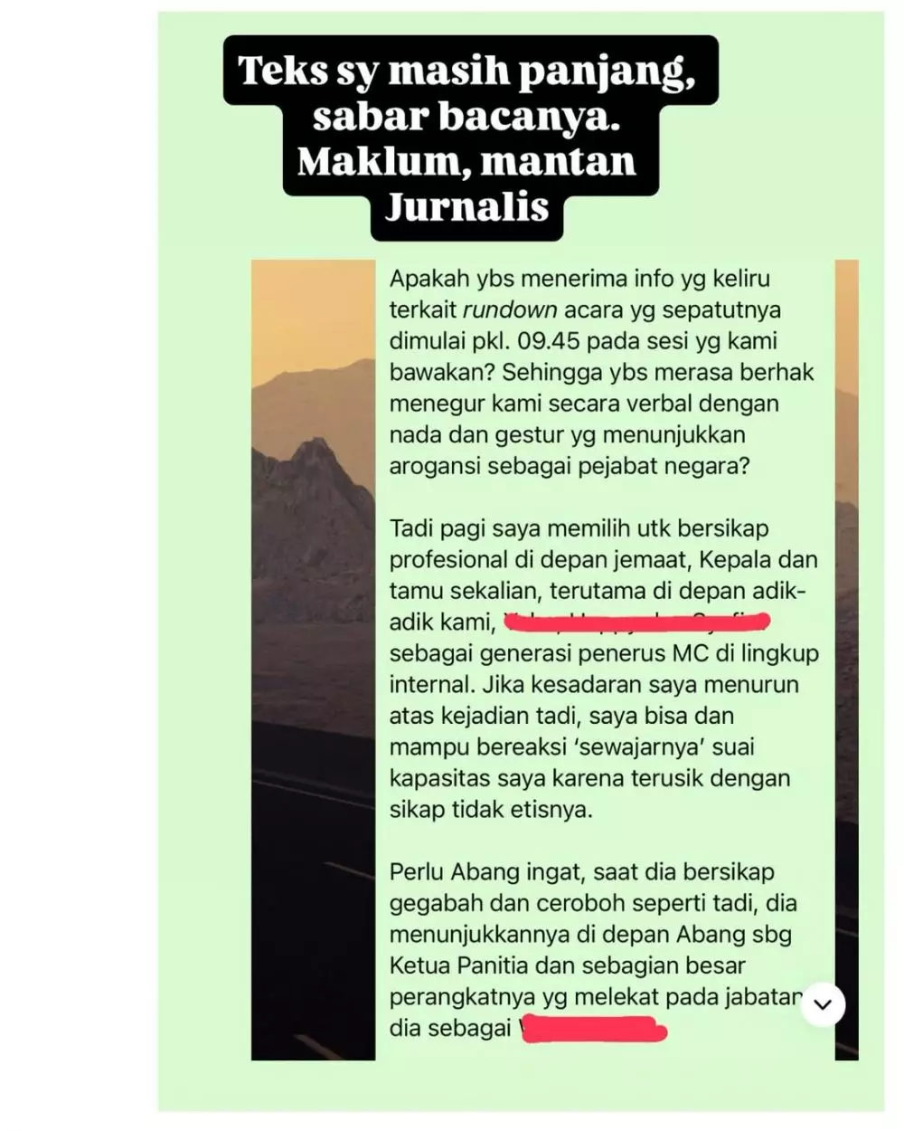 Choky Sitohang dibentak pejabat © 