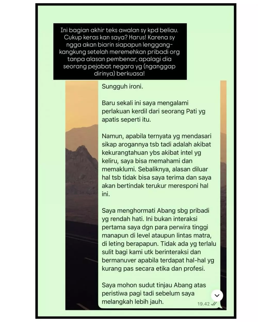 Choky Sitohang dibentak pejabat © 