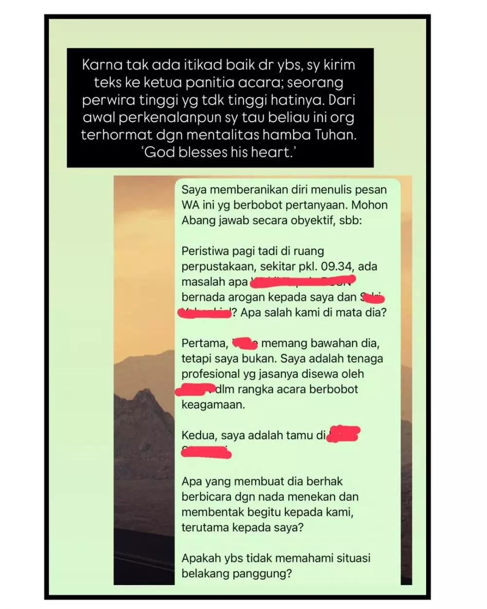 Choky Sitohang dibentak pejabat © 