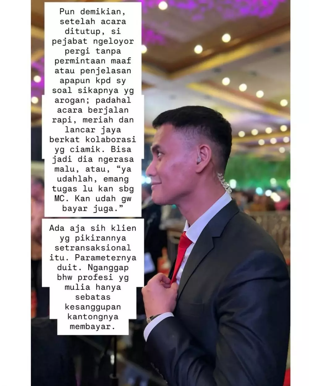 Choky Sitohang dibentak pejabat © 