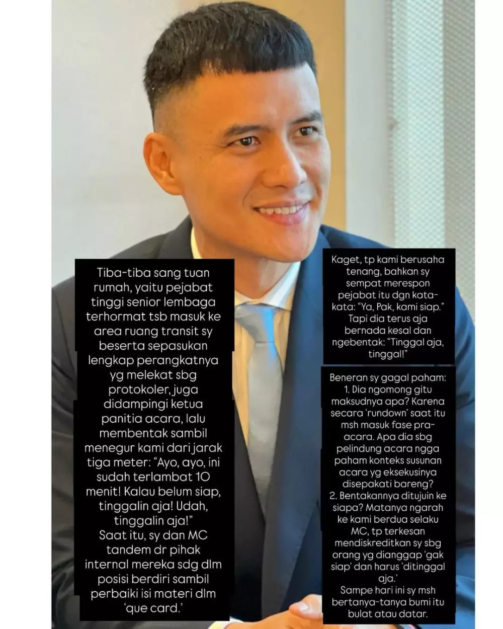 Choky Sitohang dibentak pejabat © 