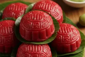 Resep kue ku kacang hijau tradisional, tekstur lentur dan anti gagal