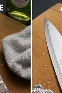 Bukan pakai cuka, ini cara paling ampuh rontokkan karat pisau dalam sekejap