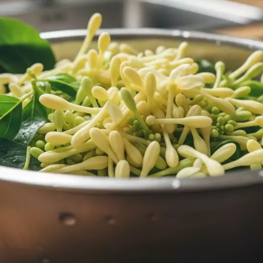 Cara ampuh hilangkan pahit bunga pepaya tanpa garam, cukup pakai 1 daun ini