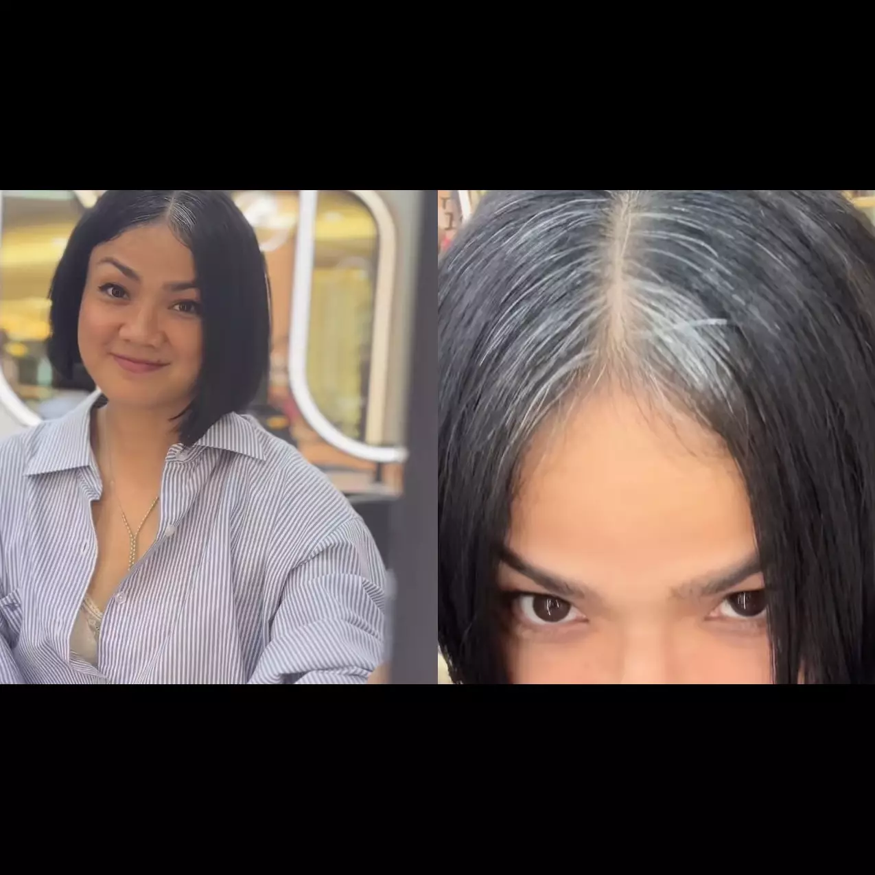 5 Potret Nirina Zubir gagal total warnai rambut beruban, bikin syok dan kesel banget