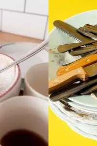 Piring sudah dicuci tapi tetap terlihat butek dan nggak putih? ini triknya biar bersih seperti baru