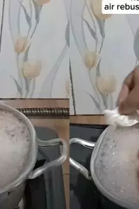 Cara mengatasi air rebusan meluber dengan trik minyak goreng