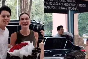 Momen Maxime Bouttier beri kejutan mobil Rp3,4 M untuk Luna Maya, intip fitur canggihnya