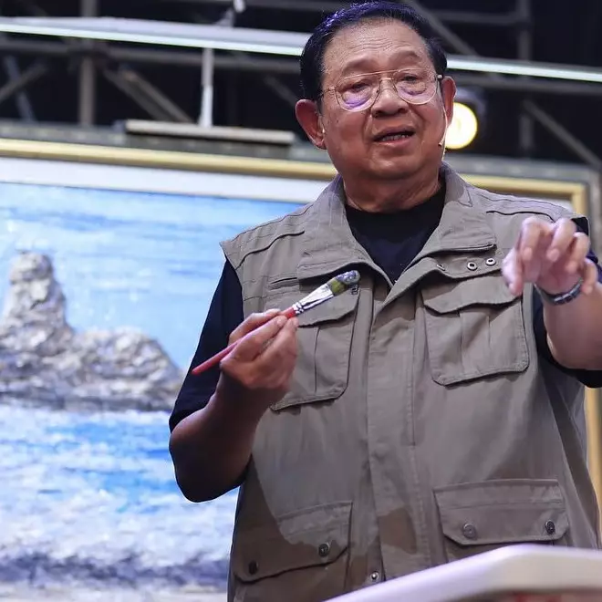 5 Penampakan lukisan Kuda Api karya SBY yang terjual Rp6,5 miliar di acara Imlek 2026