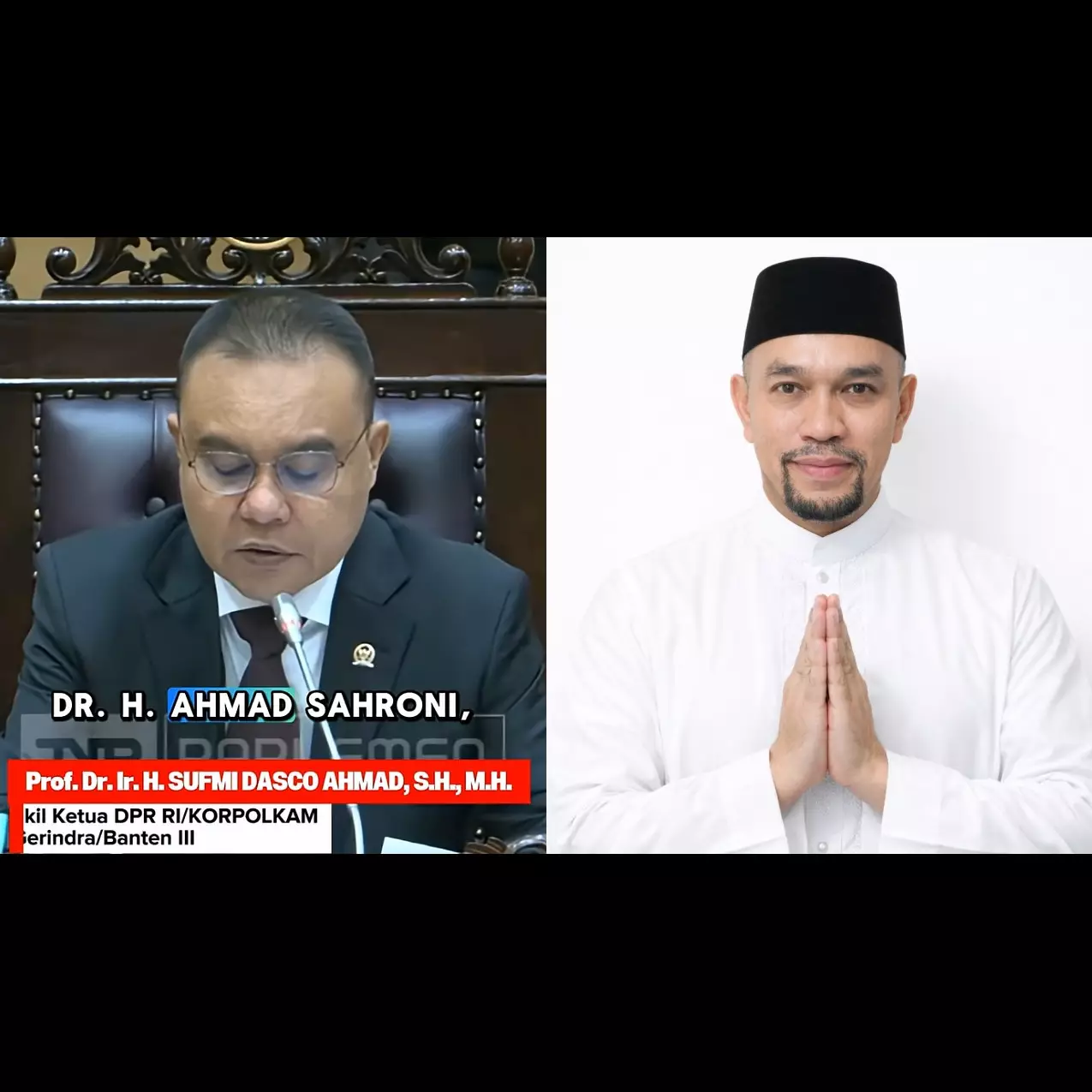 Resmi dilantik, Ahmad Sahroni kembali jadi Pimpinan Komisi III DPR usai sanksi MKD