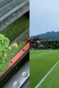 Terletak di kaki Gunung Lawu, lapangan ini menawarkan pengalaman bermain bola dengan suasana sejuk dan pemandangan alam yang memukau.