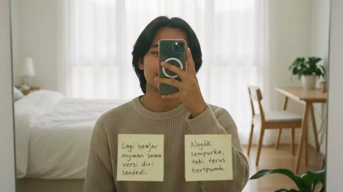 30 Kata-kata caption foto selfie yang percaya diri tapi tetap humble