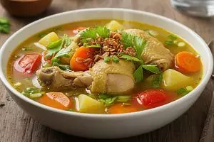 5 Kreasi sop ayam tanpa minyak yang kaya nutrisi, hidangan hangat dan lezat untuk buka atau sahur