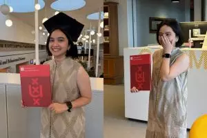 7 Momen bahagia Rachel Amanda ambil ijazah S2 di Belanda, lulusan beasiswa BPI yang menginspirasi
